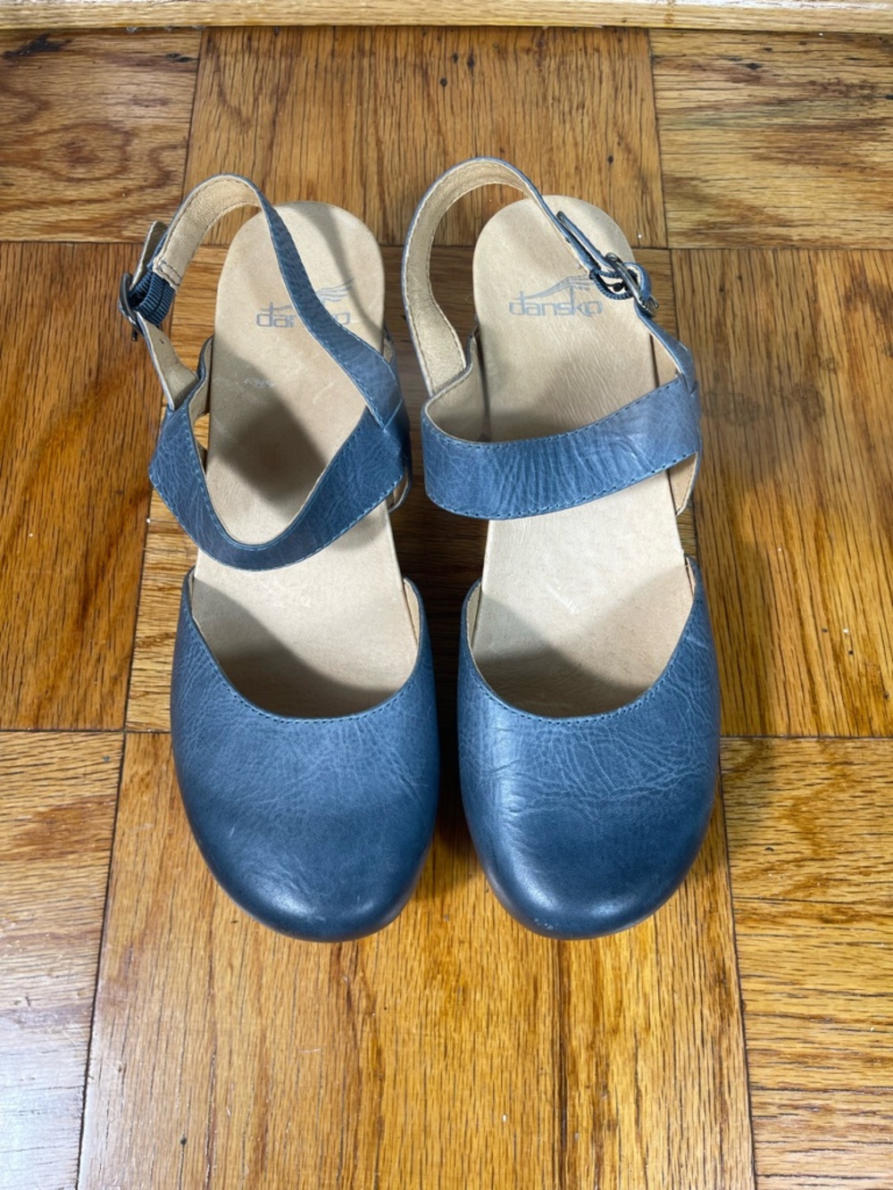 Dansko Taci Mary Jane leather Slingback clog sandal size 40